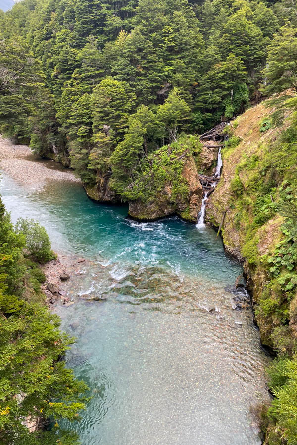 Our glimpse glimpse of the Rio Paloma