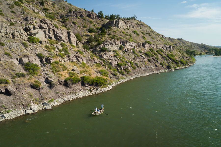 Floating Yellowstone River