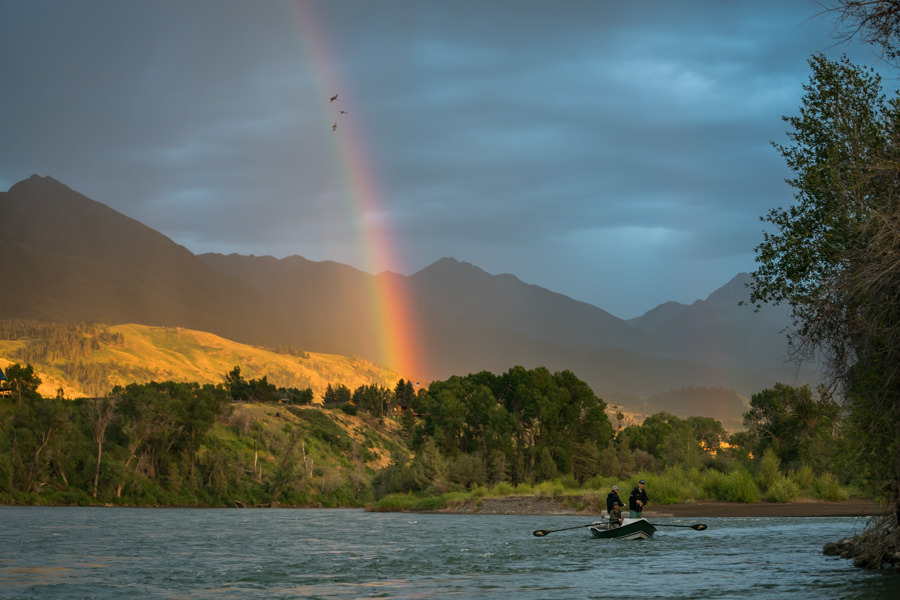 Floating Yellowstone River