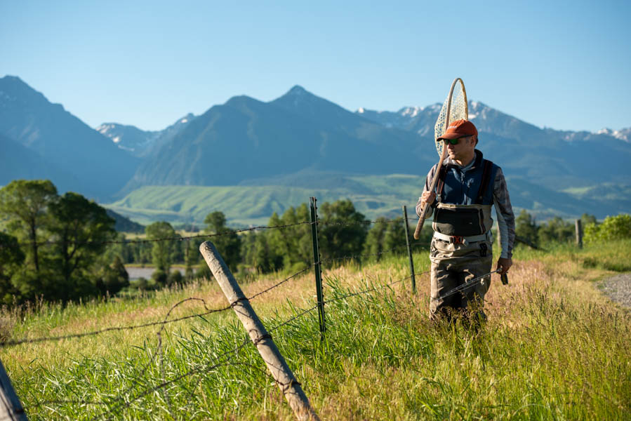 Scan DePuy Spring Creek from a distance before approaching to avoid spooking fish