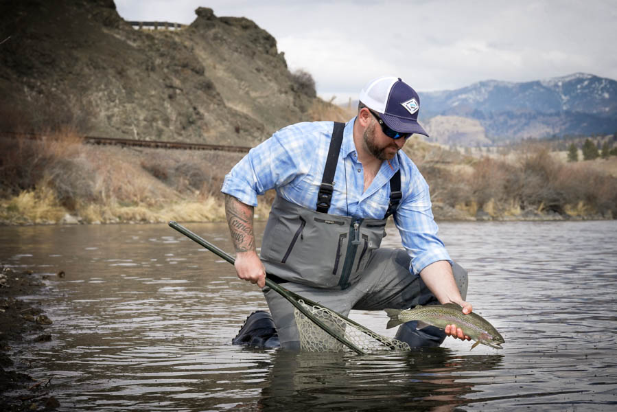 The Missouri's rainbow trout are known for their vigor The Missouri's rainbow trout are known for their vigor