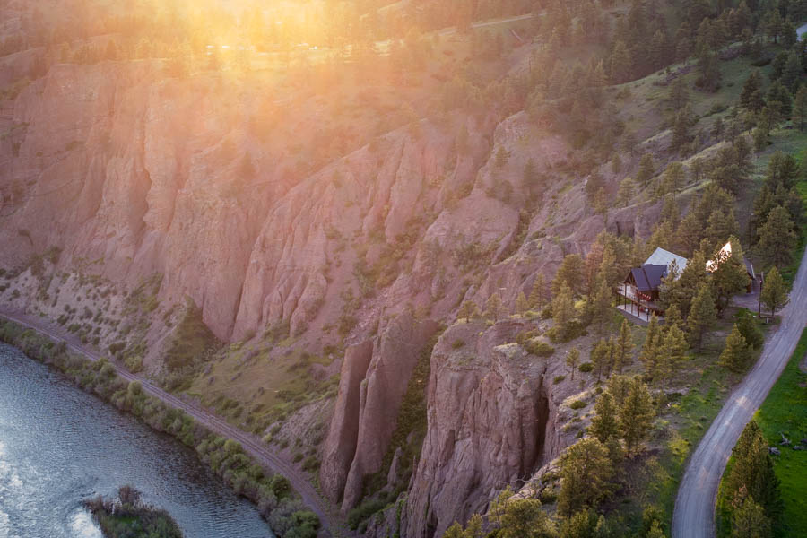 Missouri Cliffs Lodge sunset