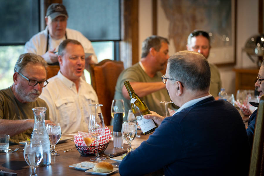 Missouri Cliffs Lodge dinner