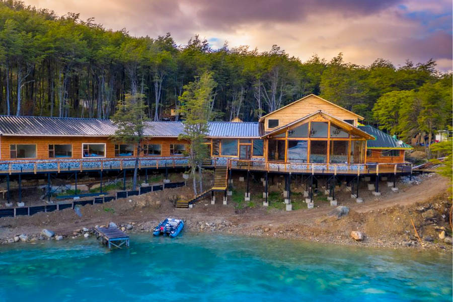 Baker River in Chile on water