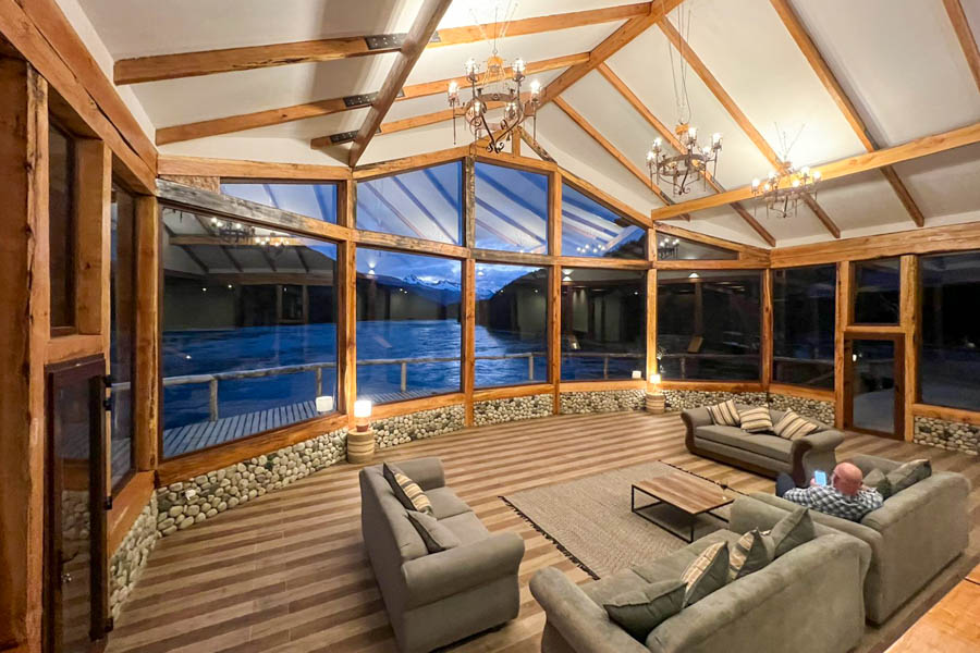 Patagonia Baker Lodge great room