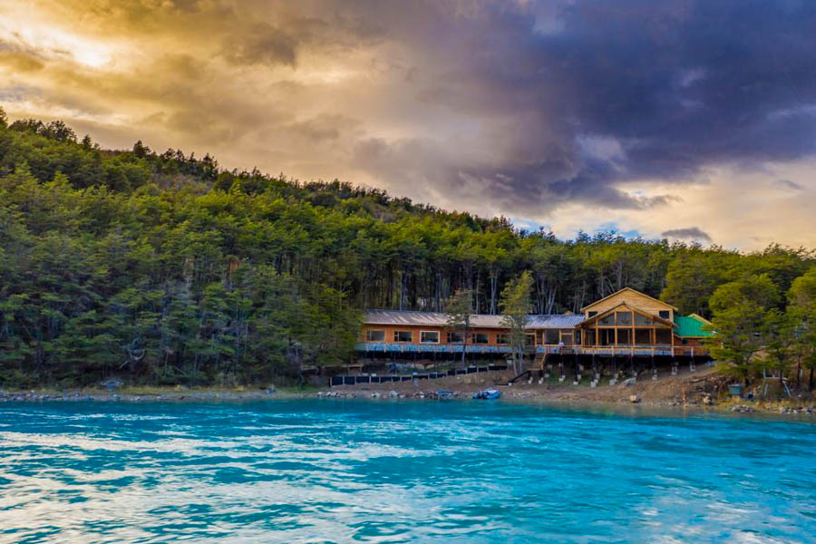 lodge from Baker River