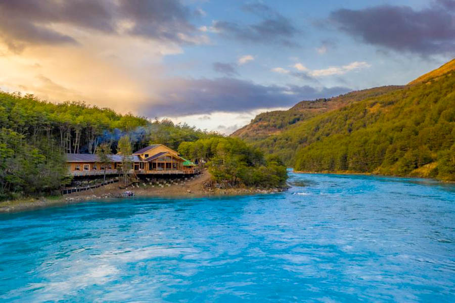 Lodge on Baker River in Chile
