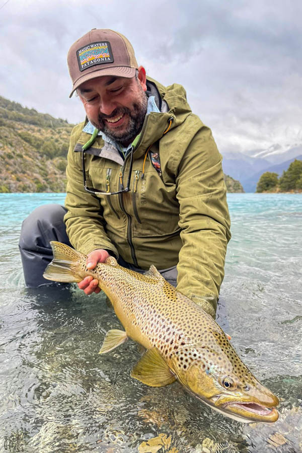 Chile giant brown trout