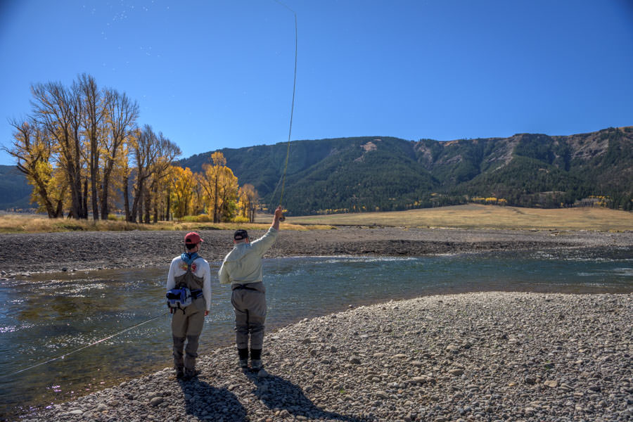 Lamar River Fishing in YNP