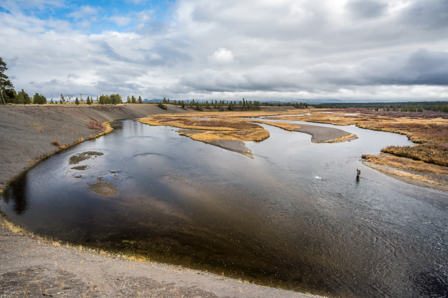 YNP fishing fall Madison River