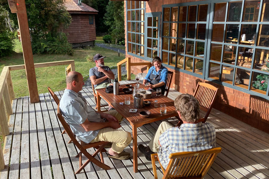 Fly fishing lodge in Chile Rio Palena