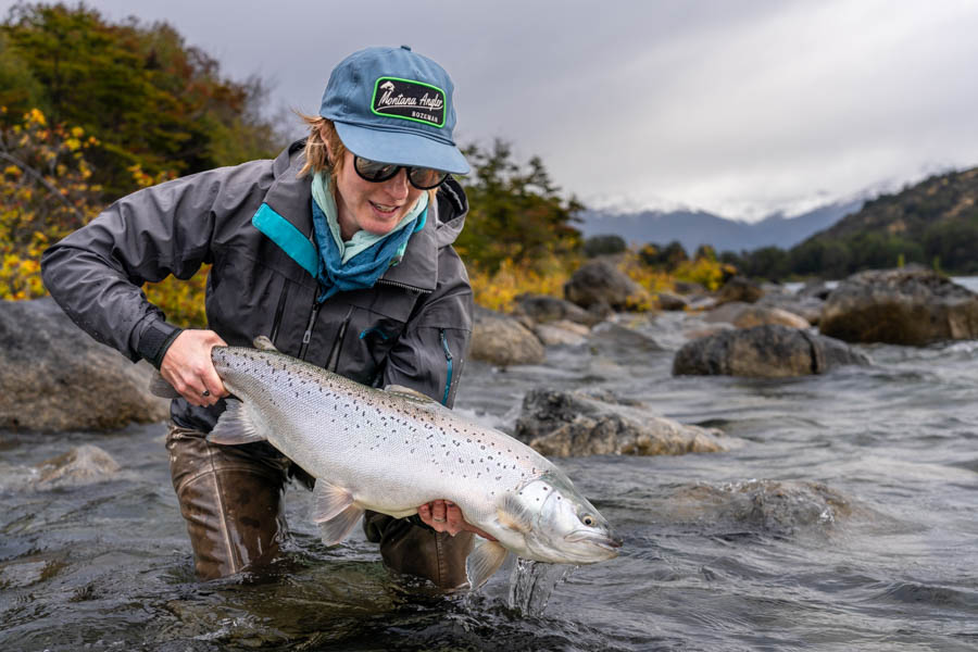 Big trout fly fishing