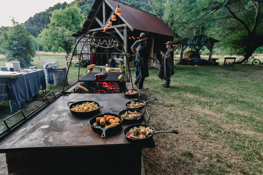 Luxury fly fishing lodge