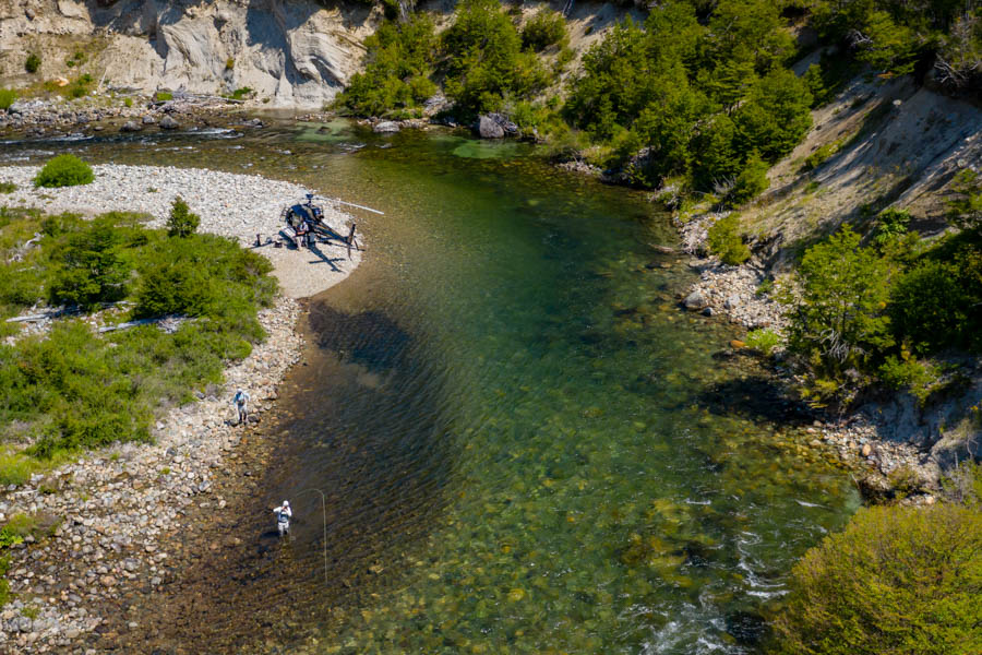 Rio Palena fly fishing lodge
