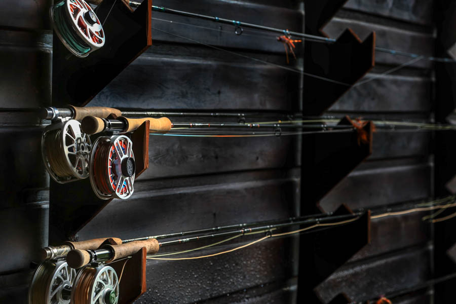 Luxury fly fishing lodge