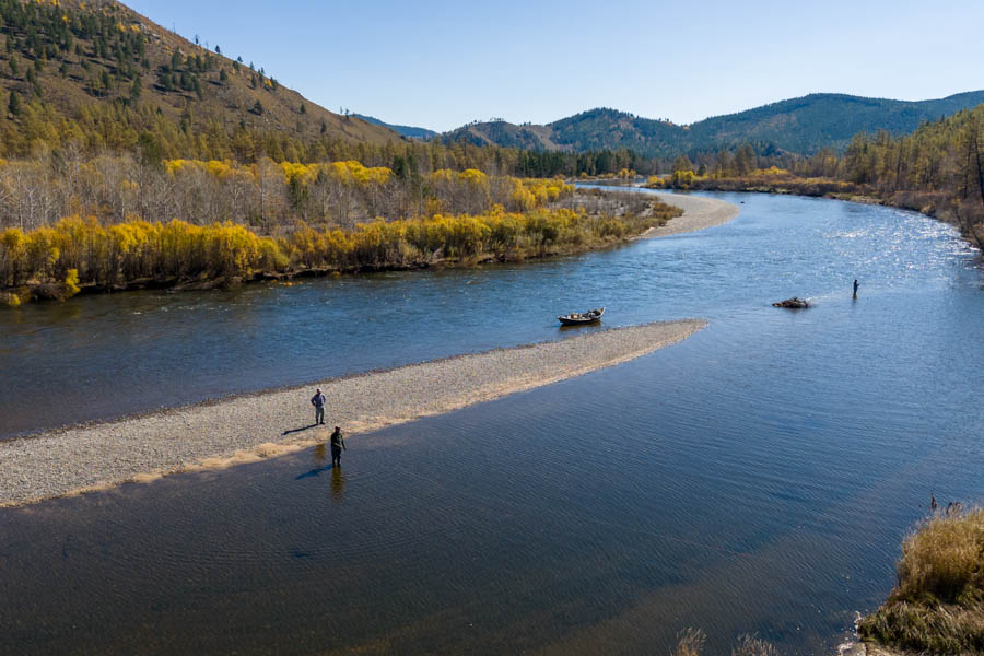 Fishing in Mongolia for taimen with Montana Angler