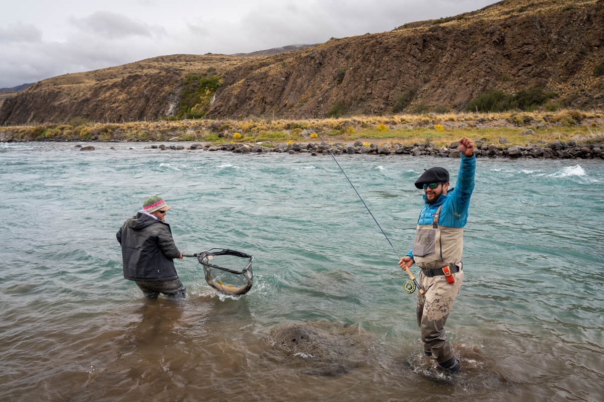 The waters around Patagonia Baker Lodge have some of Chile's largest trout.