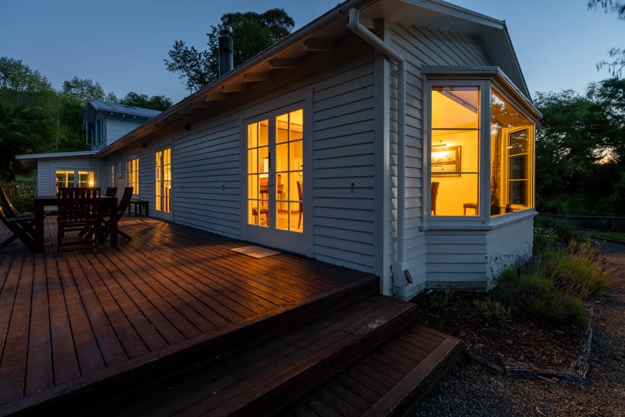 Owen River Lodge deck