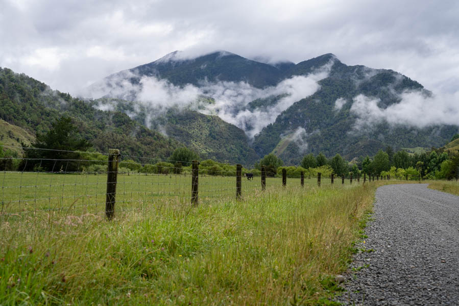 New Zealand river valley New Zealand river valley
