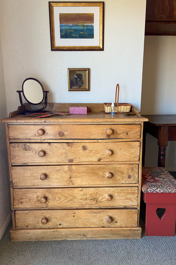 Riverbend House dresser Ennis MT home