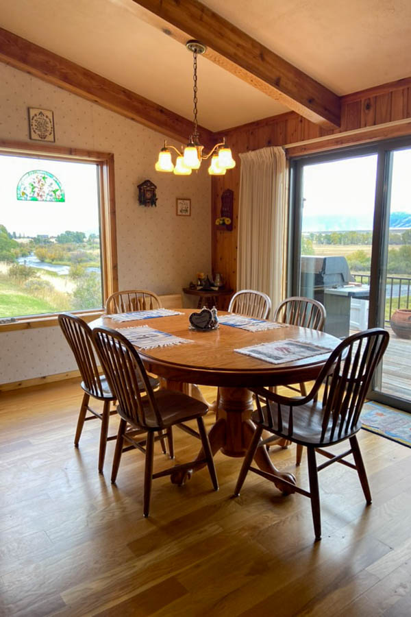 Ennis MT rental house waterfront