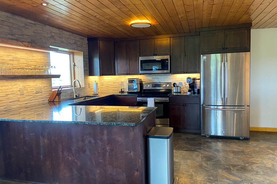 Fox Den kitchen Ennis, MT vacation home