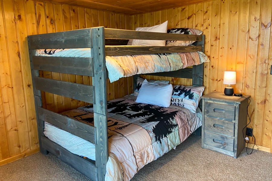 Fox Den bunk beds Madison River house rental