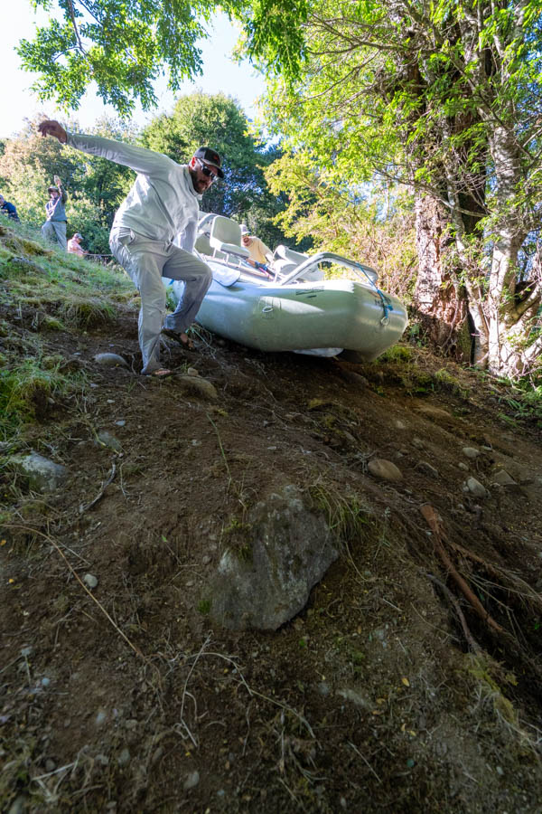 Boat Launch in Chile