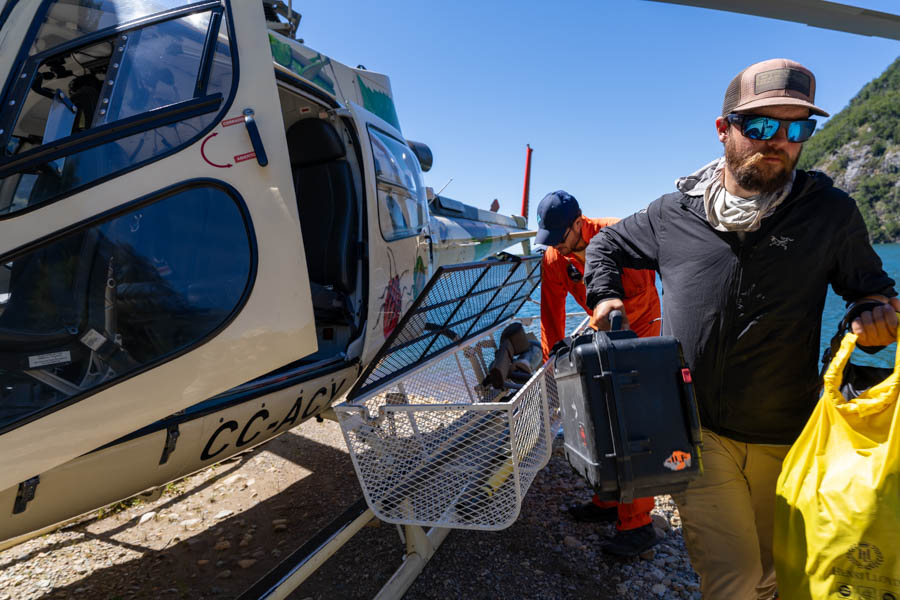 heli fishing in chile
