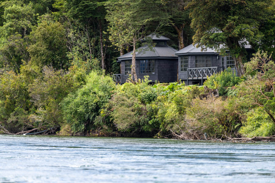 Chile fishing lodge cabins