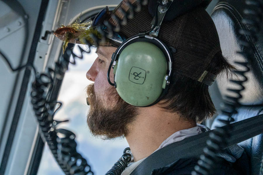 Heli fly out Rio Palena