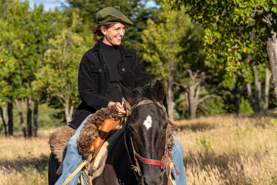 riding horses in Chile