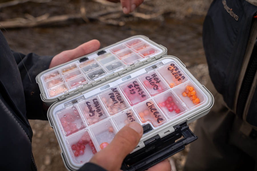 fishing AK trout beads