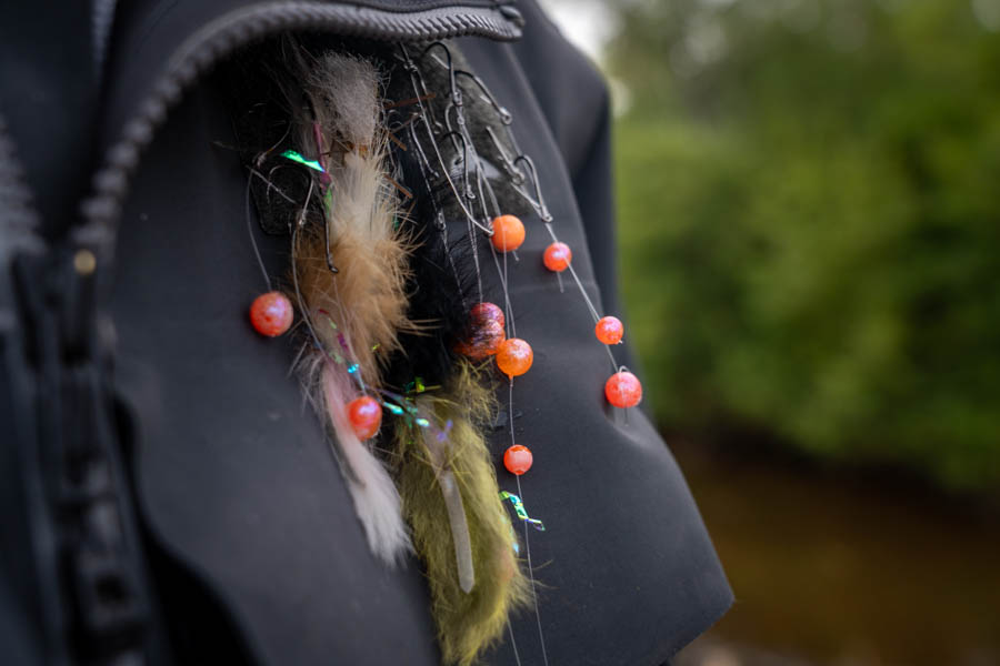 fishing AK trout beads vest