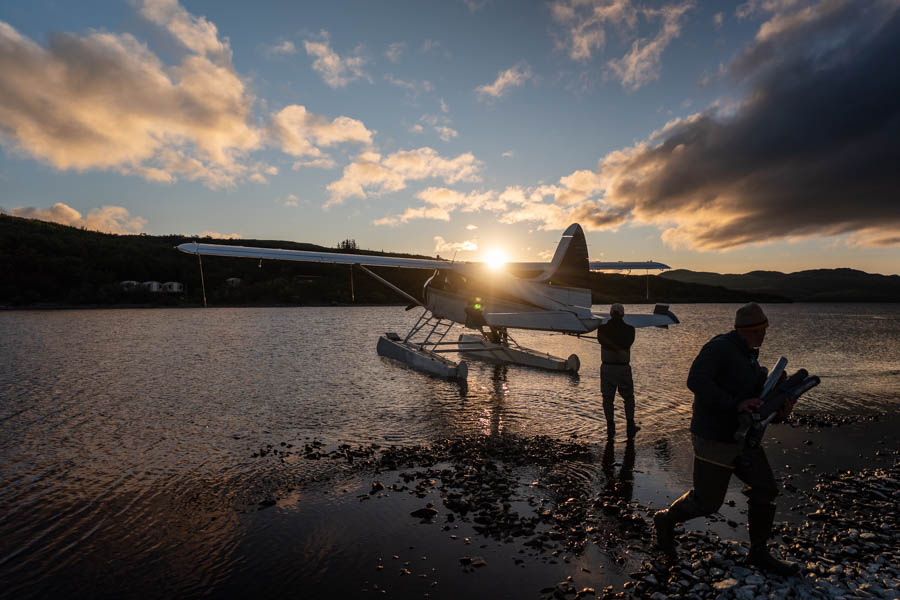 float plane Alaska fishing