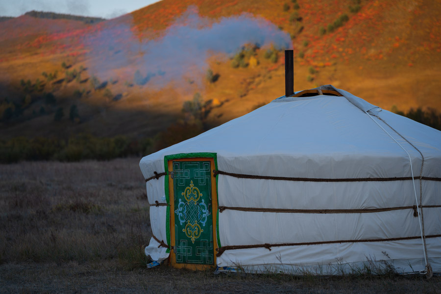 Yurts in Mongolia