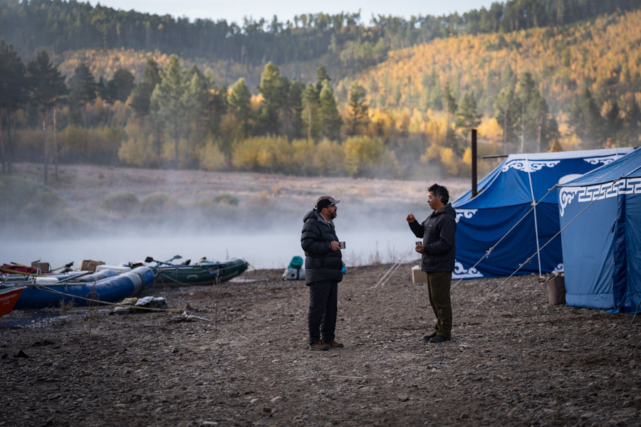 Camping in Mongolia
