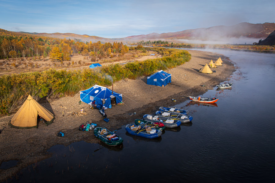 Camping in the national park