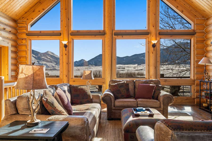 Livingston Vacation Rental Home the Chalet view