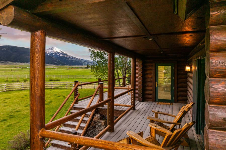 Paradise Valley Vacation Rental Home the Chalet porch