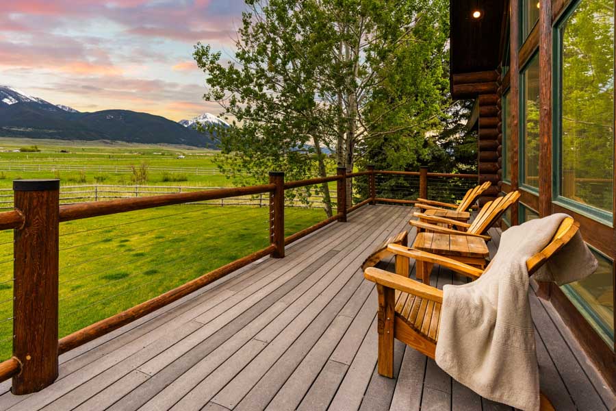 Paradise Valley Vacation Rental Home the Chalet deck