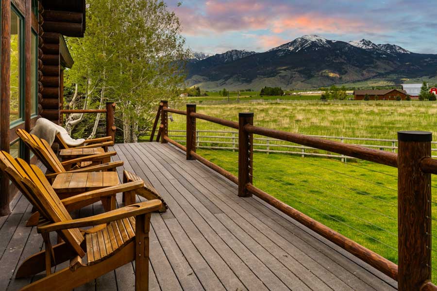 Paradise Valley Vacation Rental Home the Chalet deck