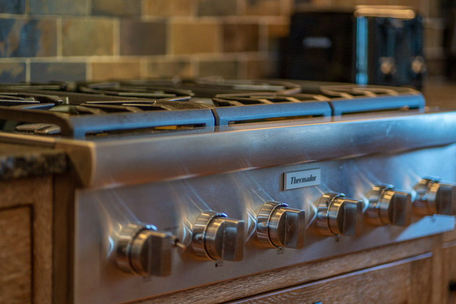 Livingston Montana Vacation Rental Home Emigrant Peak Lodge stove