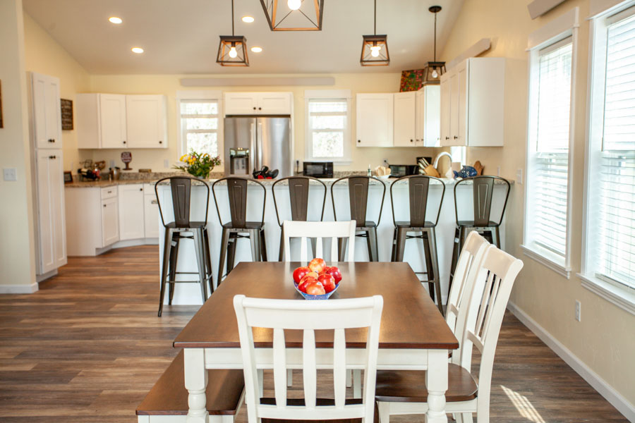 Livingston Montana Rental Home table