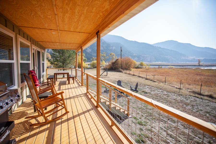 Yellowstone River Rental Home Evergreen House