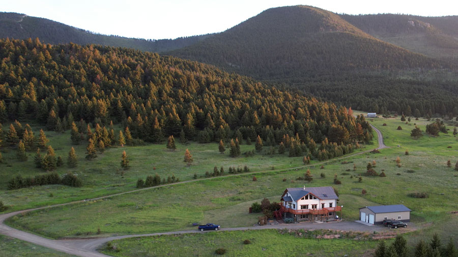 Paradise Valley Rental Home Jackalope Lodge drone