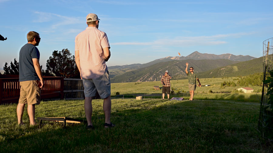 Paradise Valley Rental Home Jackalope Lodge cornhole