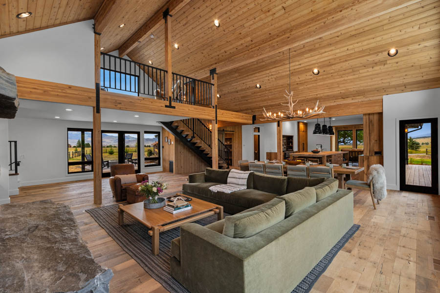 Livingston Vacation Home Lodge at Elbow Creek living room