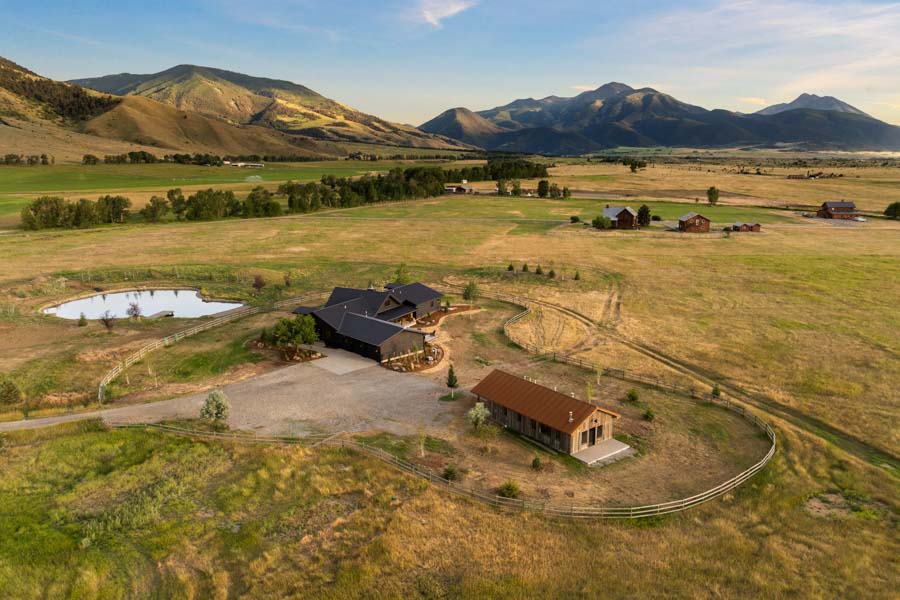 Lodge at Elbow Creek Vacation Rental Home in Paradise Valley drone