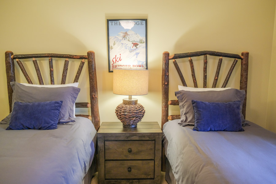 Livingston Montana Rental Home Red House Homestead beds